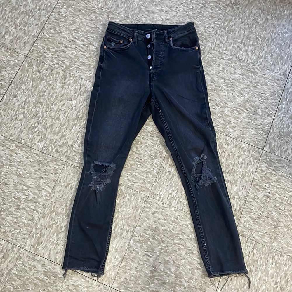 High waisted vintage skinny